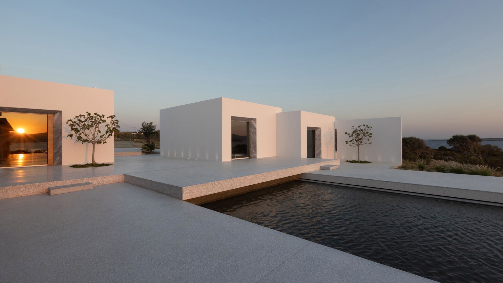 Mediterranean property overlooking the sea